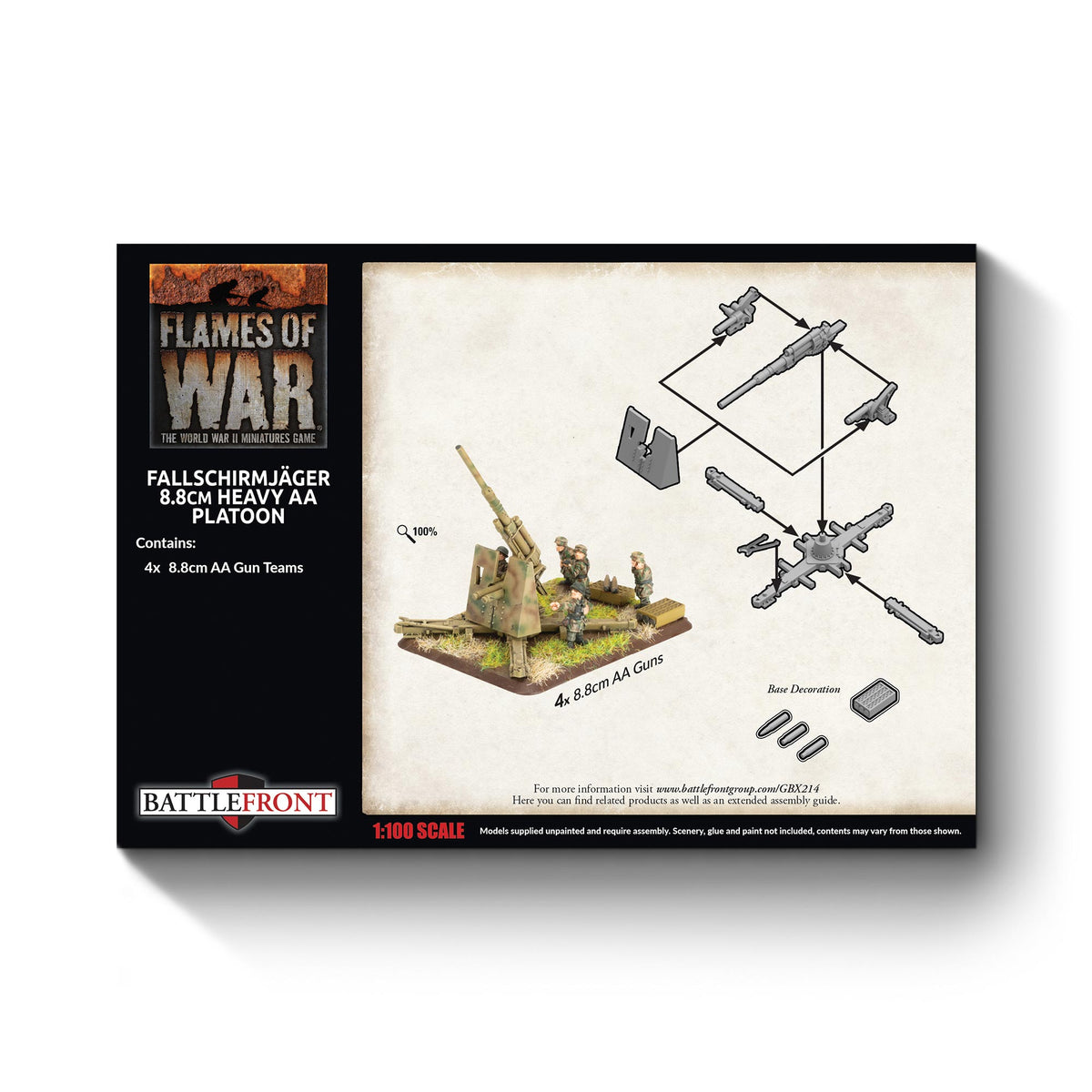 Flames Of War - German: Fallschirmjager 8.8cm Heavy AA Platoon