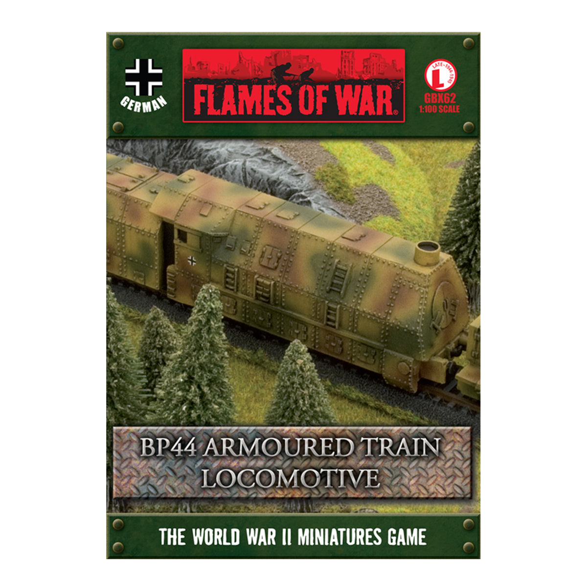 Flames Of War - German: BP44 Armoured Train Locomotive
