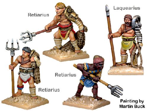 Gladiators - Retiarii & Laqueaius