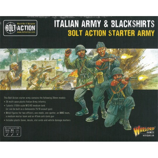 Bolt Action - Italian Army & Blackshirts Starter Army