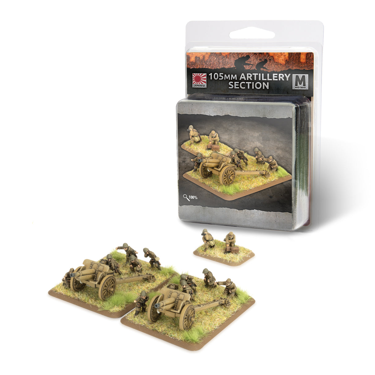 Flames Of War - Japanese: 105mm Artillery Section