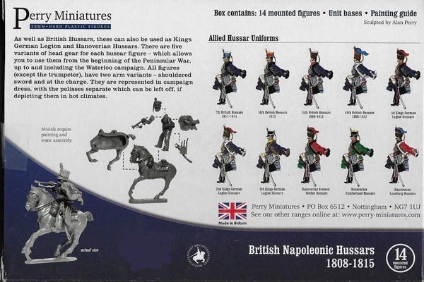 Perry Miniatures - British Napoleonic Hussars 1808-1815