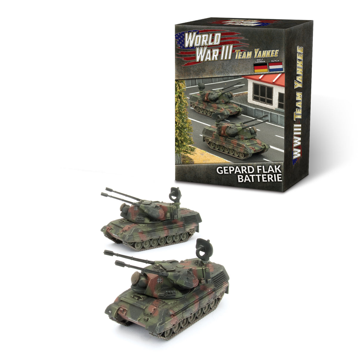 World War III - West German: Gepard Flak Batterie