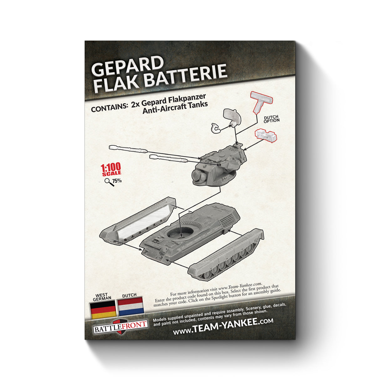 World War III - West German: Gepard Flak Batterie