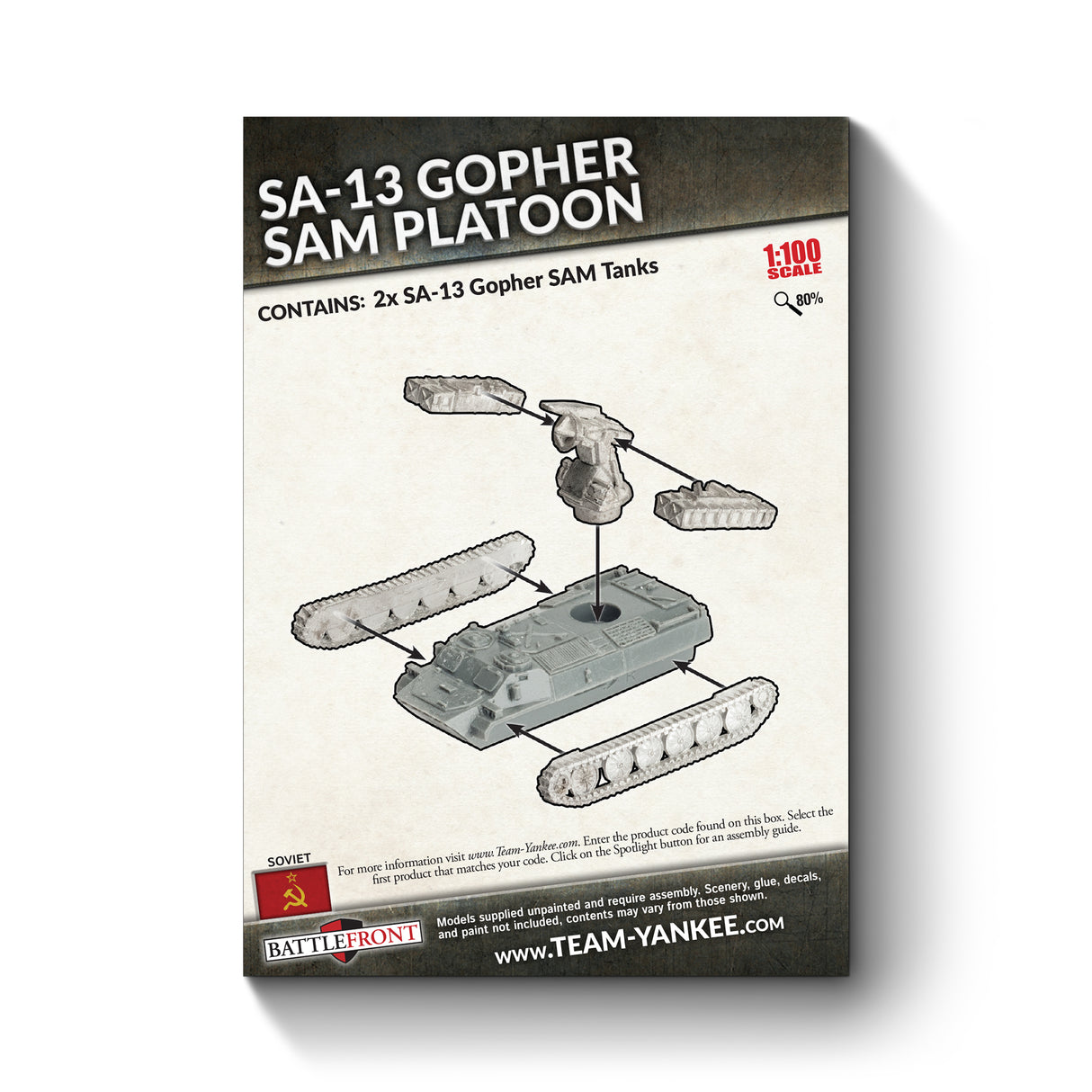 World War III - Soviet: SA-13 Gopher SAM Platoon