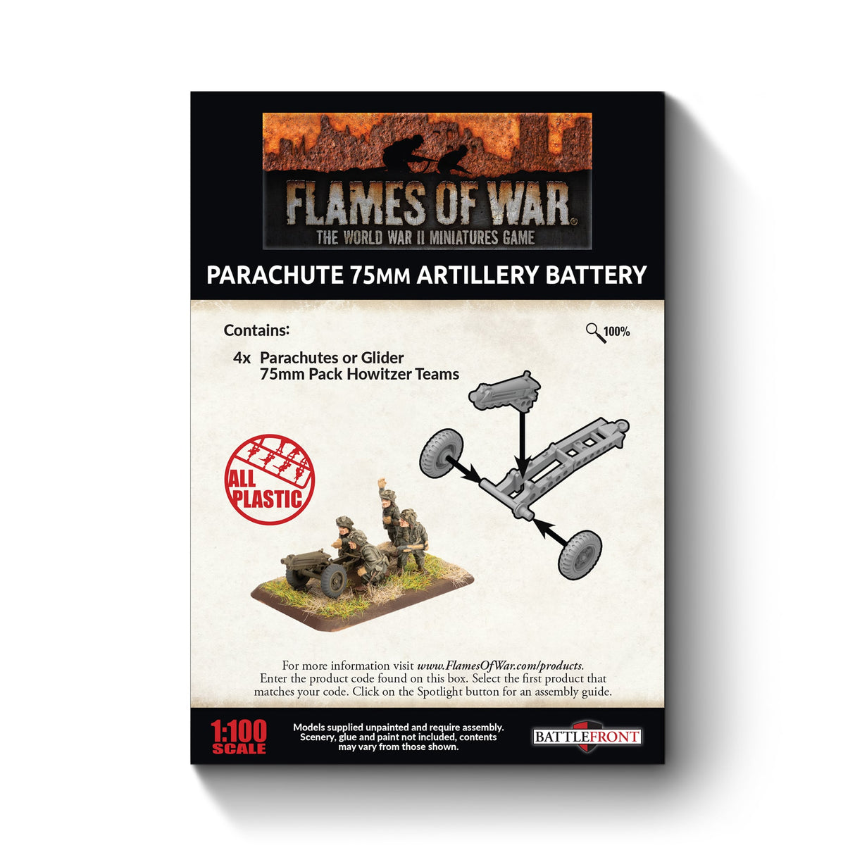 Flames Of War - American: Parachute 75mm Artillery Battery