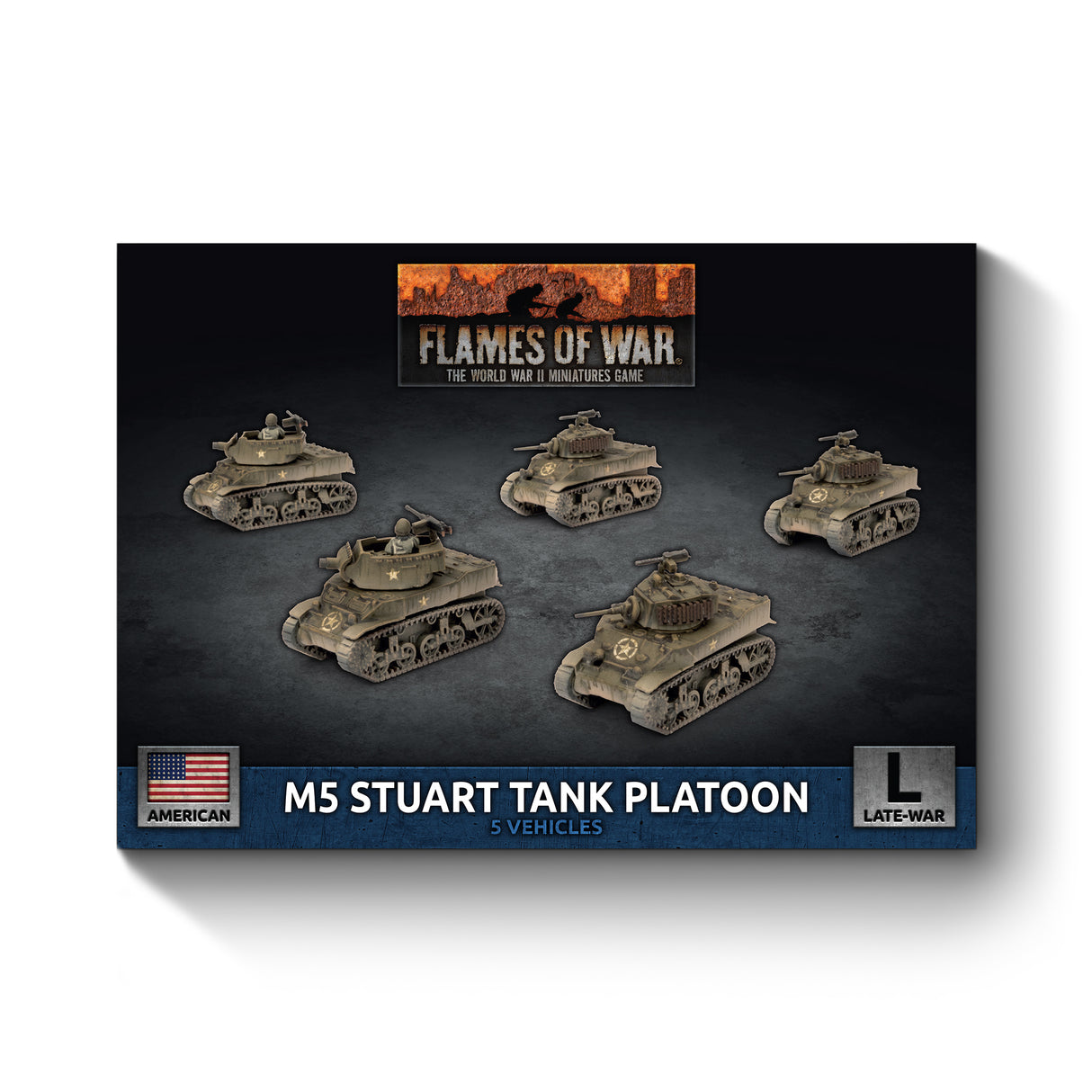 Flames Of War - American: M5 Stuart Tank Platoon