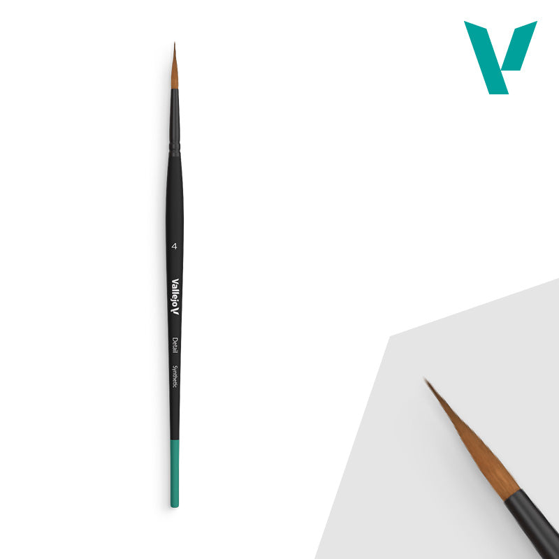 Vallejo - Hobby Brushes: Detail Round Synthetic Brush No. 4
