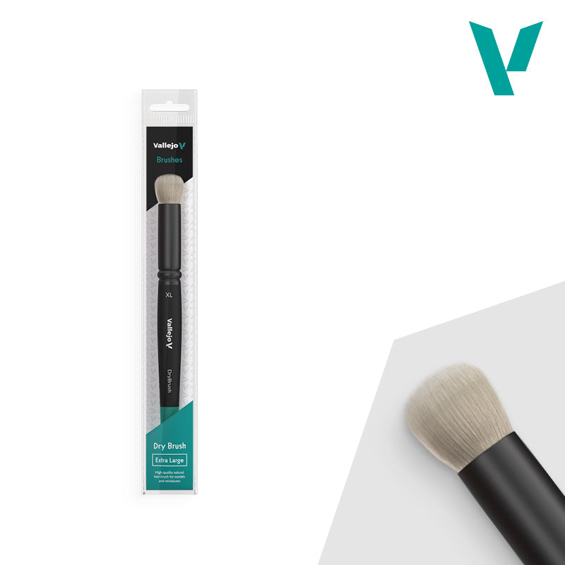 Vallejo - Hobby Brushes: Dry Brush Natural Hair Extra-Large