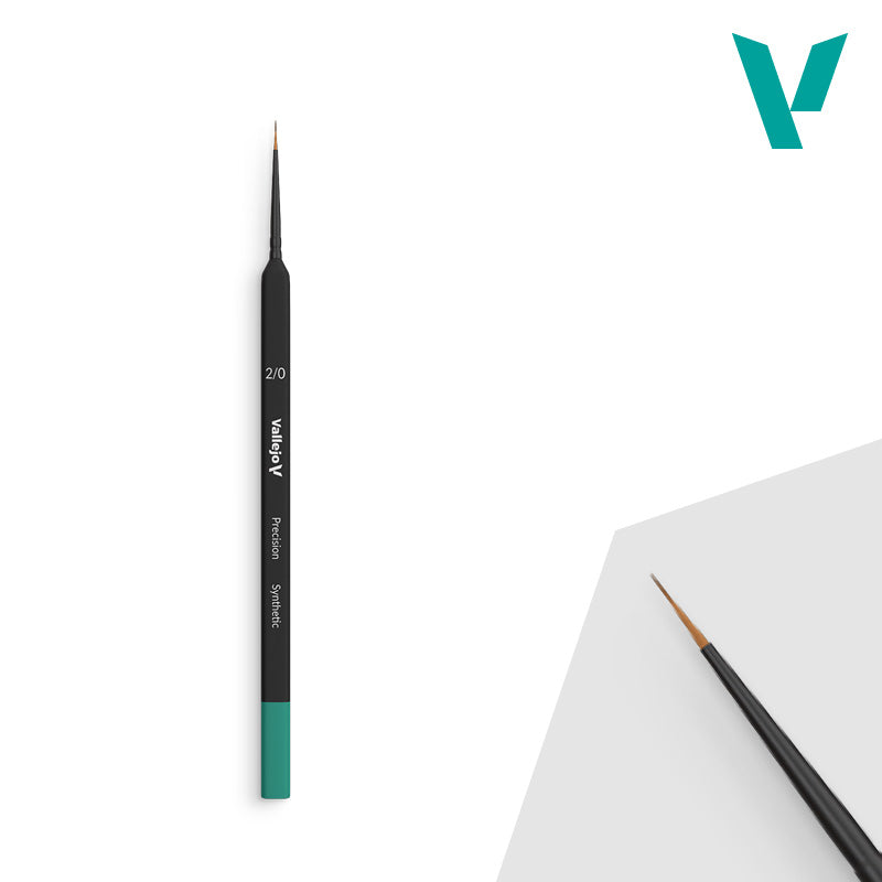 Vallejo - Hobby Brushes: Precision Round Synthetic Brush No. 2/0