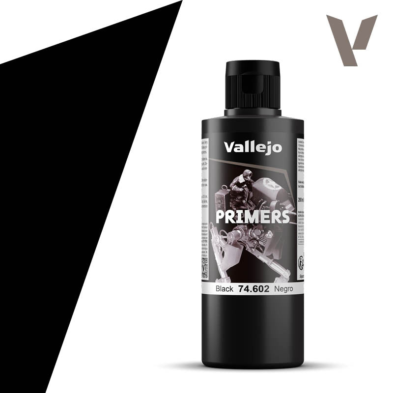 Vallejo - Primers: Black 200ml