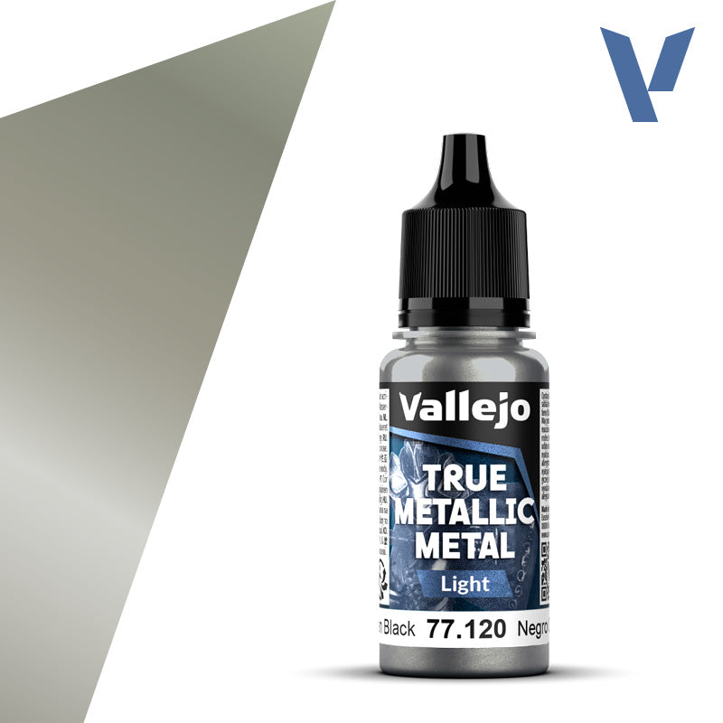 Vallejo - True Metallic Metal: Light - Obsidian Black