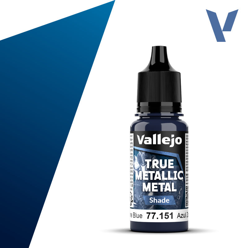 Vallejo - True Metallic Metal: Shade - Sapphire Blue