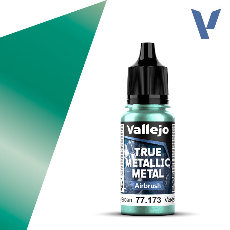 Vallejo - True Metallic Metal: Airbrush - Beetle Green