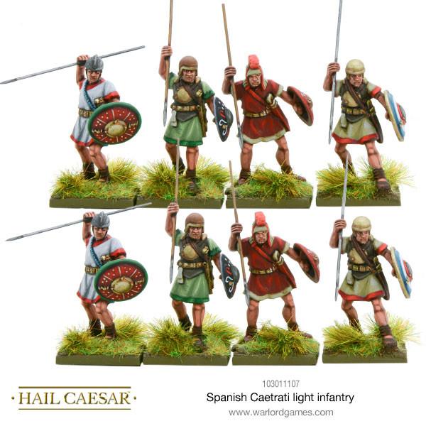 Hail Caesar - Spanish: Caetrati Light Infantry