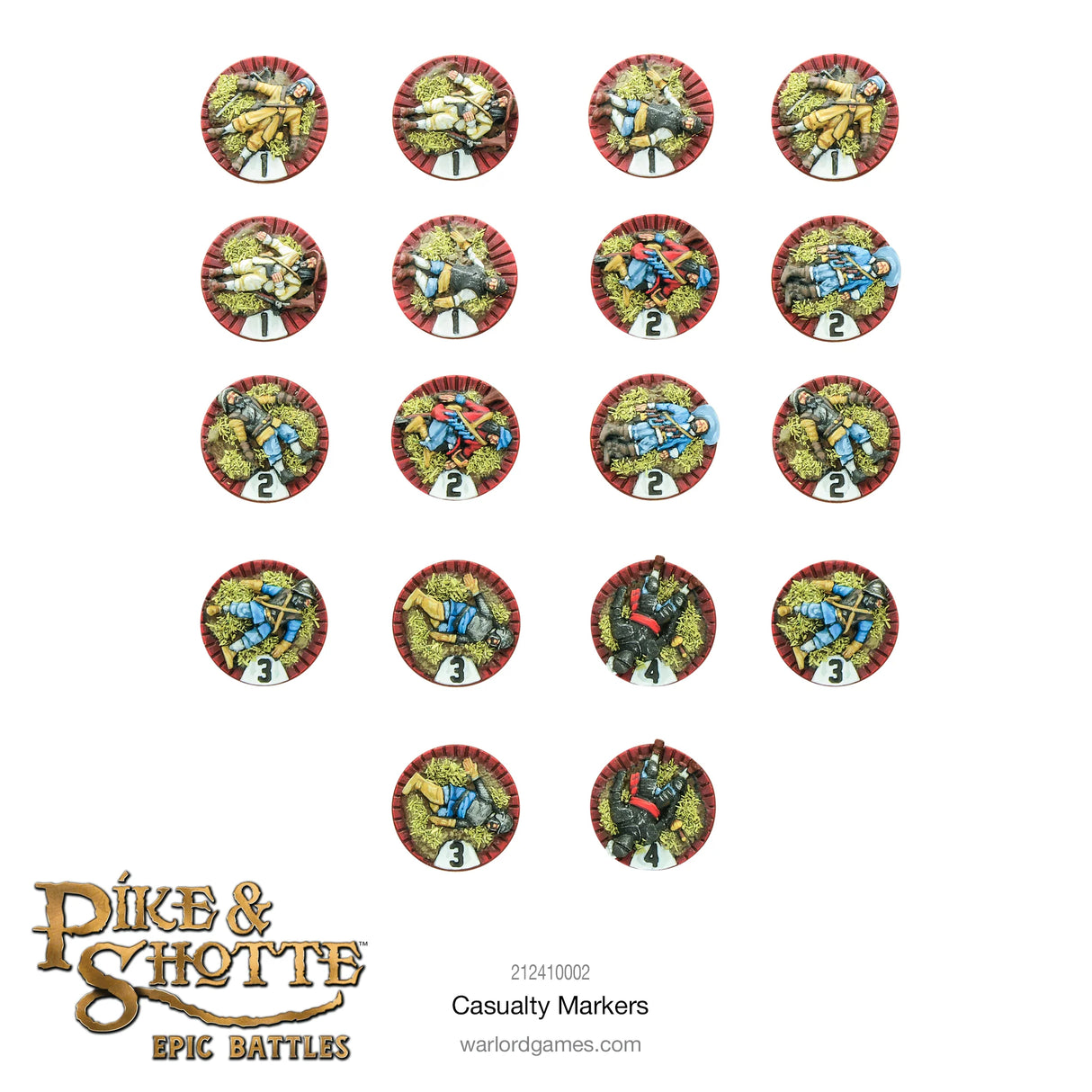 Epic Battles: Pike & Shotte - Casualty Markers