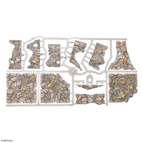 Dungeons & Lasers: PrismaCast Pre-Painted Terrain - Spider Nest: Pre-Painted