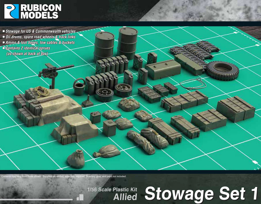 Rubicon Miniatures - Allied Stowage Set 1