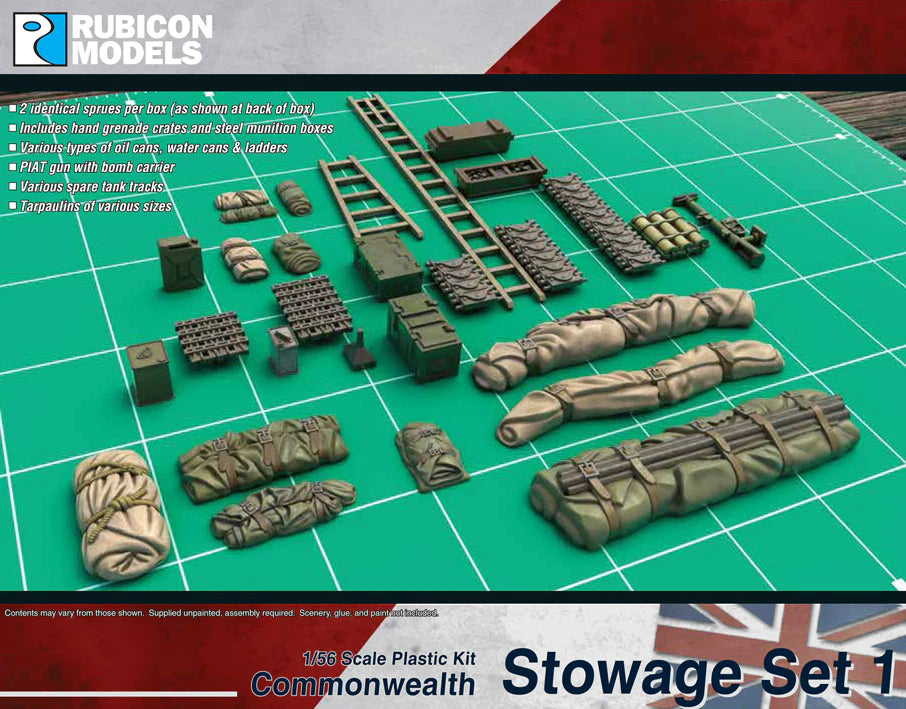 Rubicon Miniatures - Commonwealth Stowage Set 1
