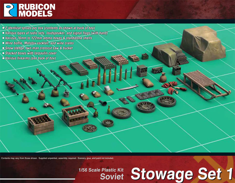 Rubicon Miniatures - Soviet Stowage Set 1