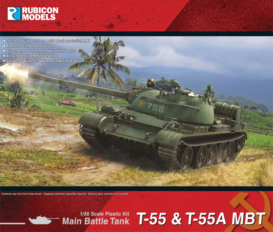 Rubicon Miniatures - T-55 & T-55A MBT