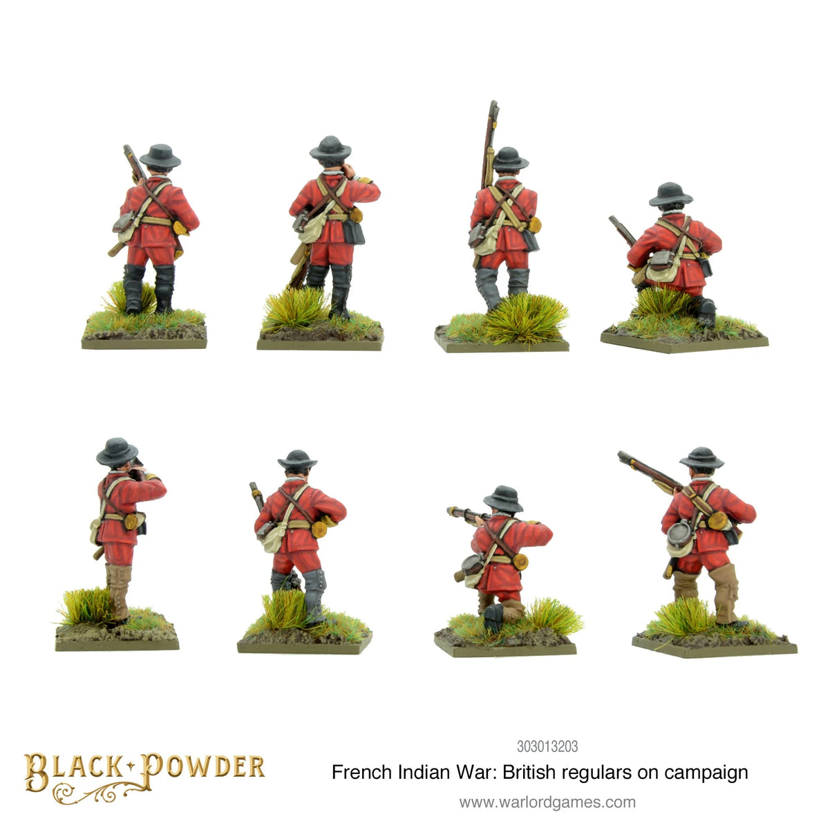 Black Powder - French Indian War: British Regulars on Campaign