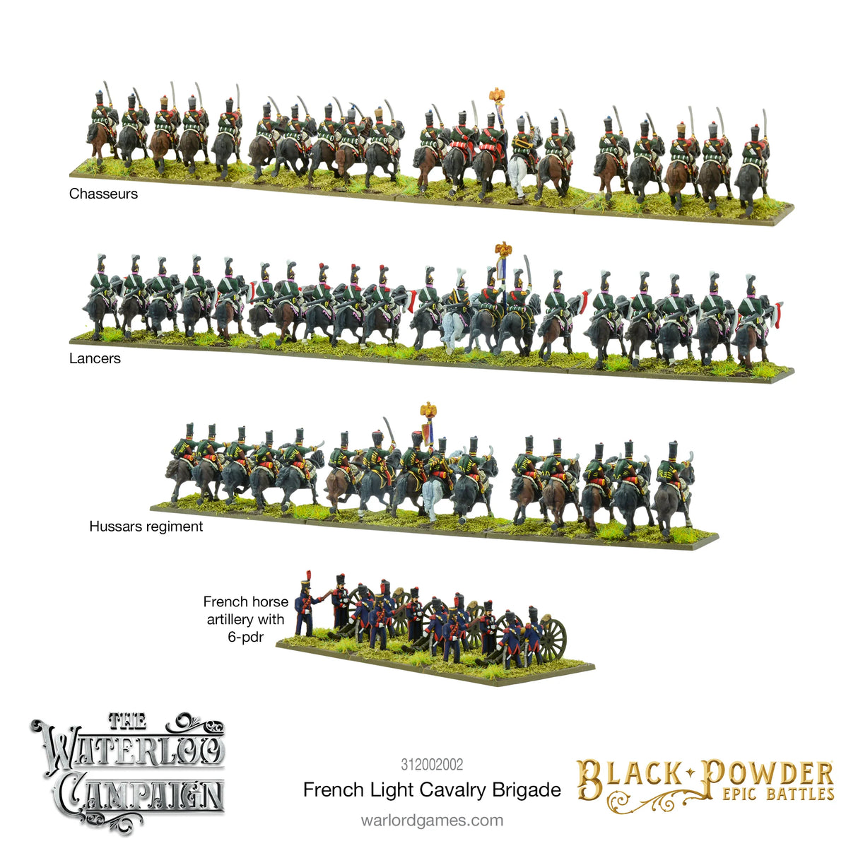 Epic Battles: Waterloo - French Light Cavalry Brigade