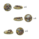 Epic Battles: Zulu - Zulu Impi Casualty Markers PRE ORDER