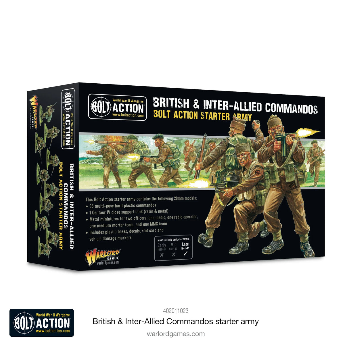 Bolt Action - 'Churchill's Gangsters' - British & Inter-Allied Commandos Starter Army