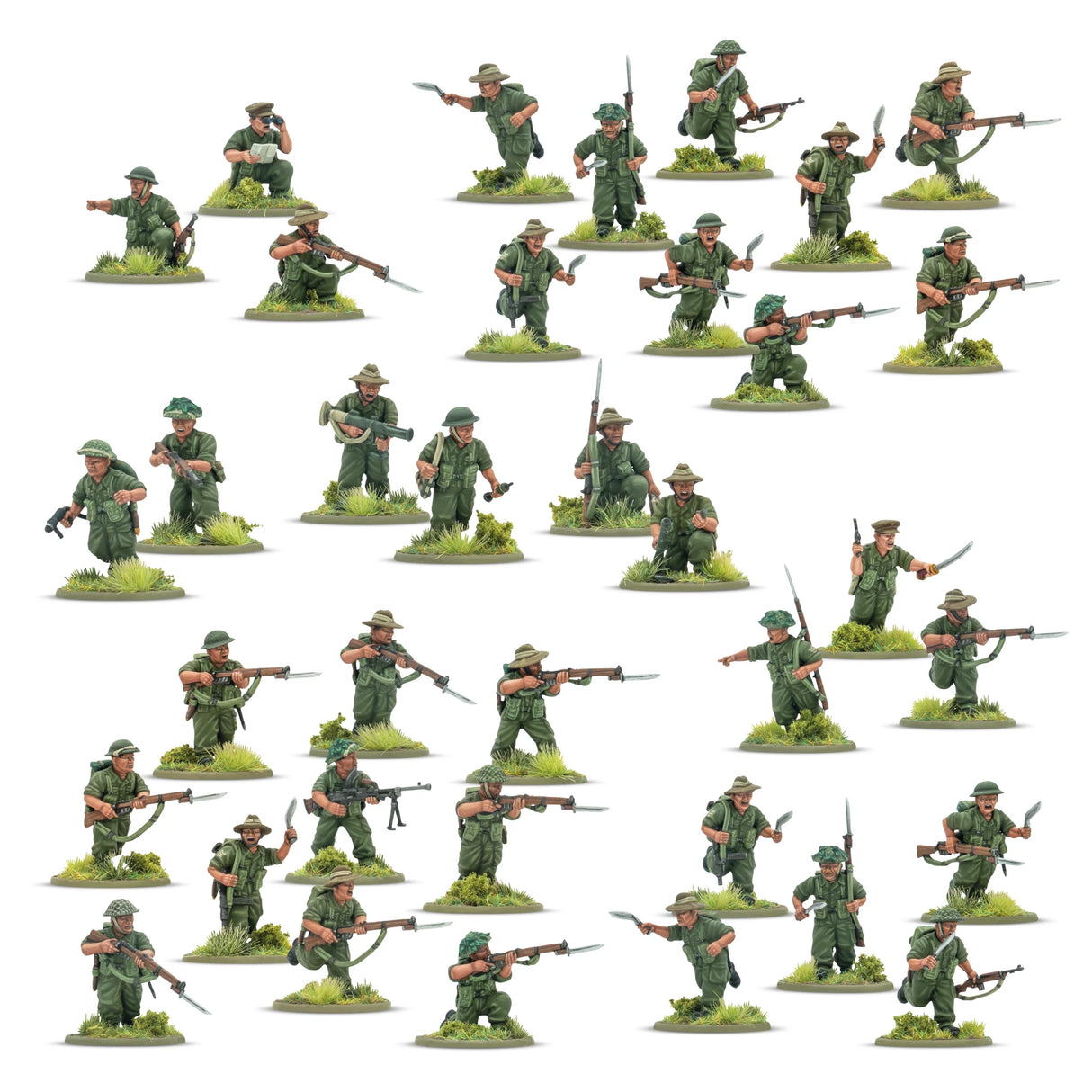 Bolt Action - Gurkha Infantry Platoon PRE ORDER