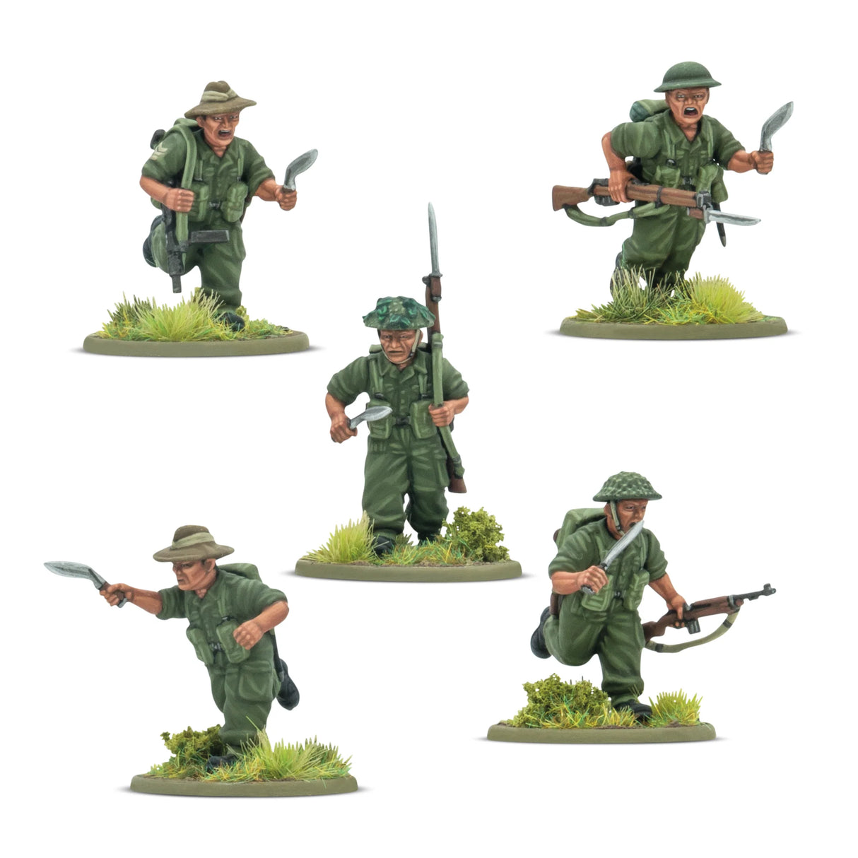 Bolt Action - Gurkha Infantry Platoon PRE ORDER