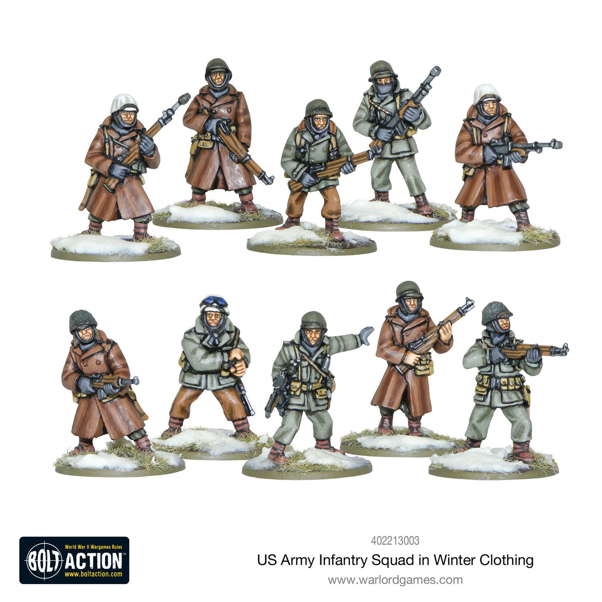 Bolt Action - US Army Infantry Squad (Winter)