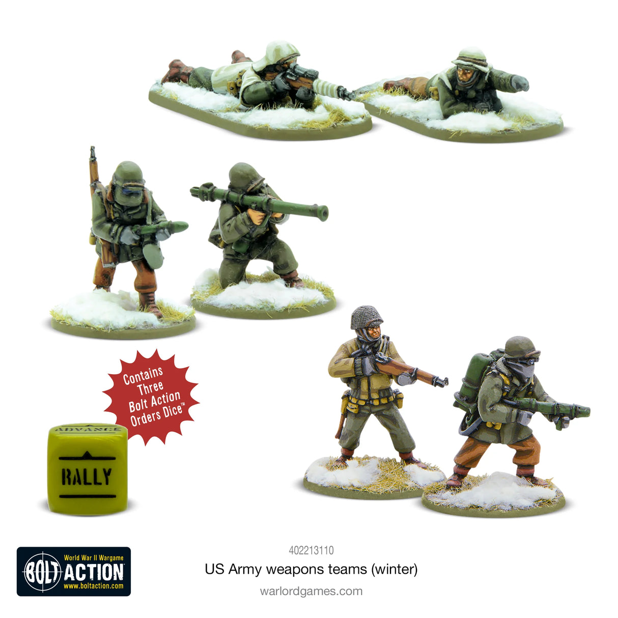 Bolt Action - US Army (Winter) Weapons Teams