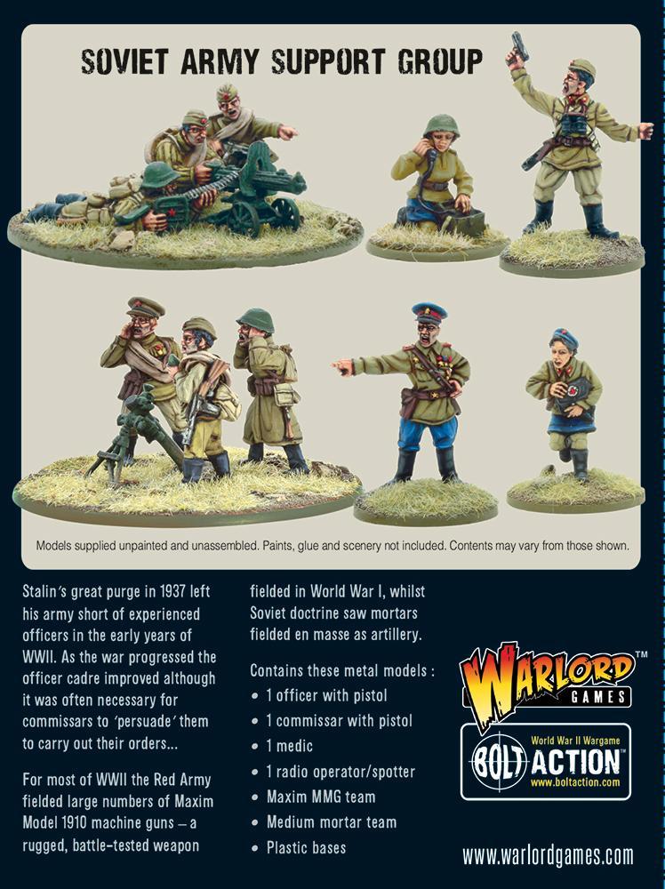Bolt Action - Soviet Army Support Group