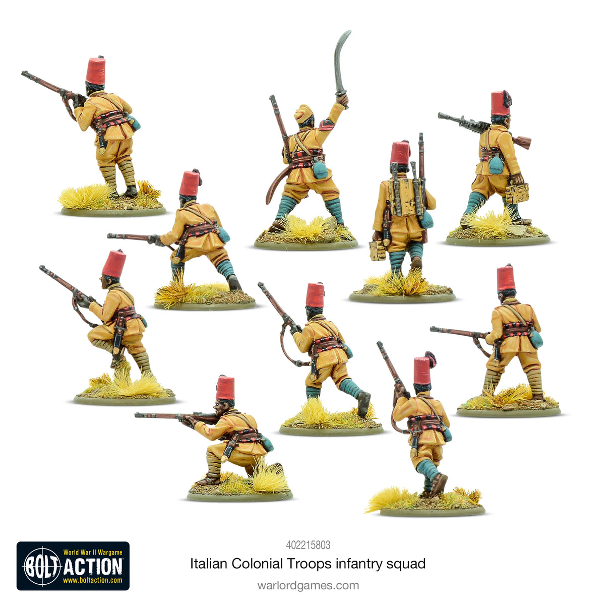 Bolt Action - Italian Colonial Troops Infantry Section