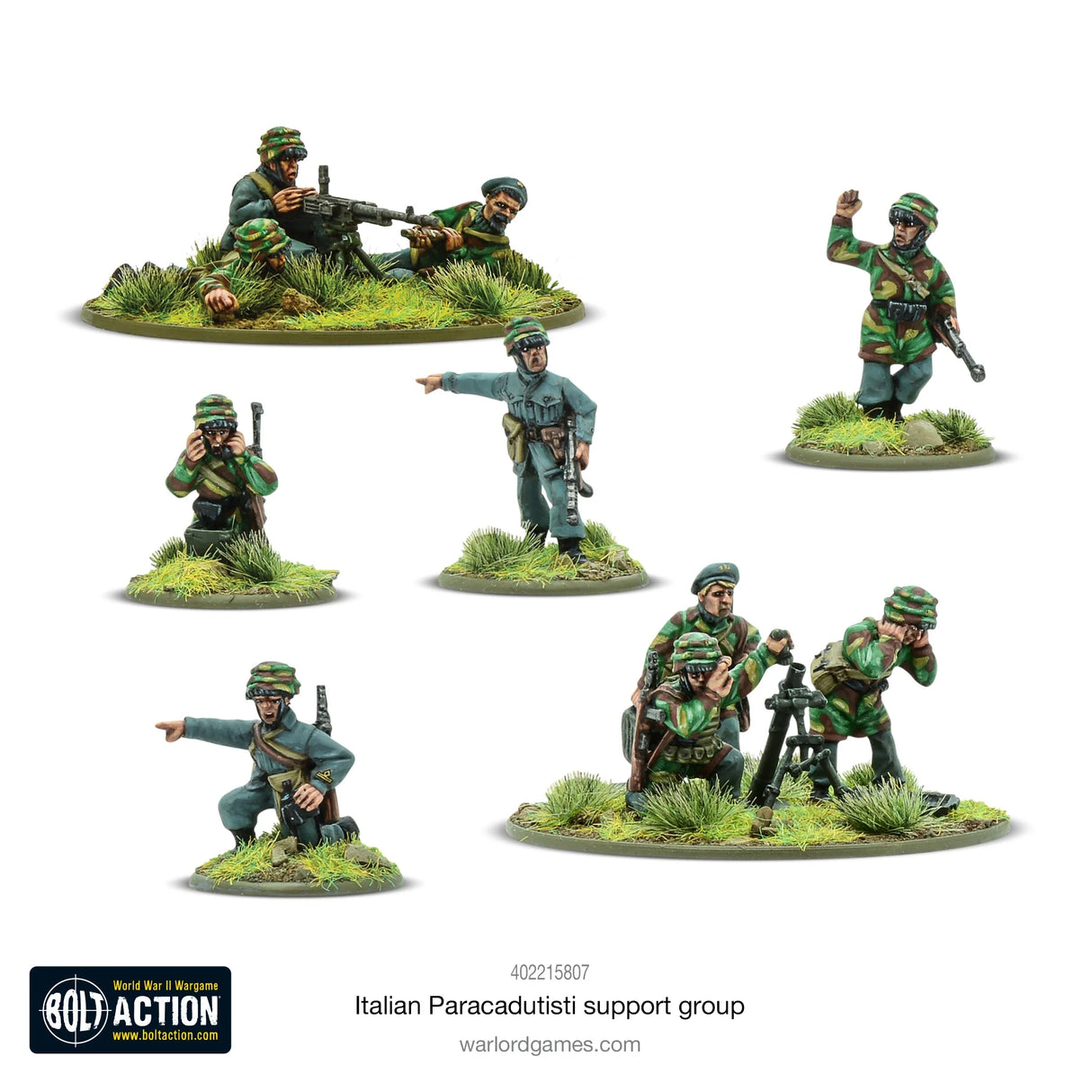 Bolt Action - Italian Paracadutisti Paratrooper Support Group