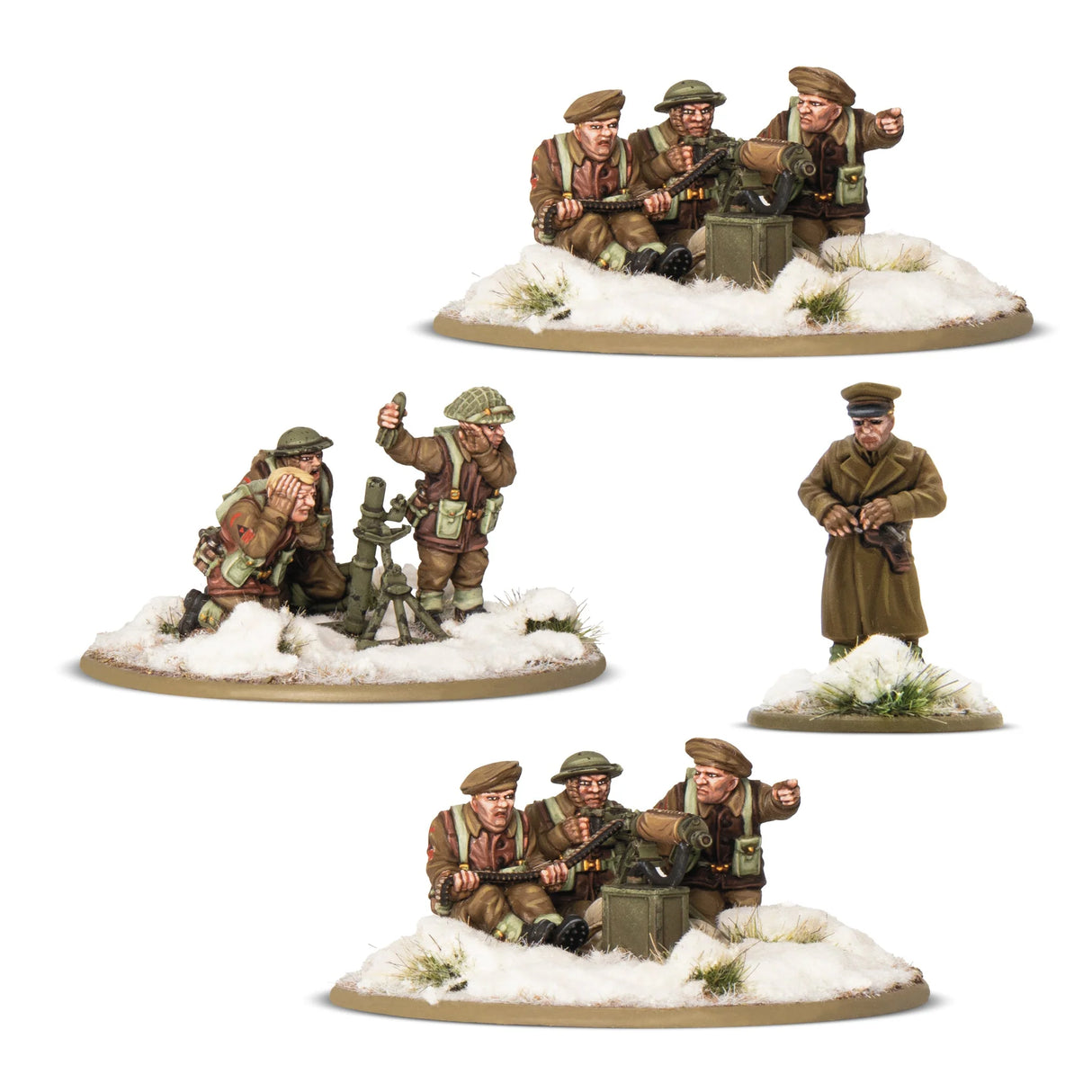 Bolt Action - British & Canadian Infantry (Winter) Heavy Weapons Platoon