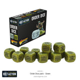 Bolt Action - Order Dice: Green