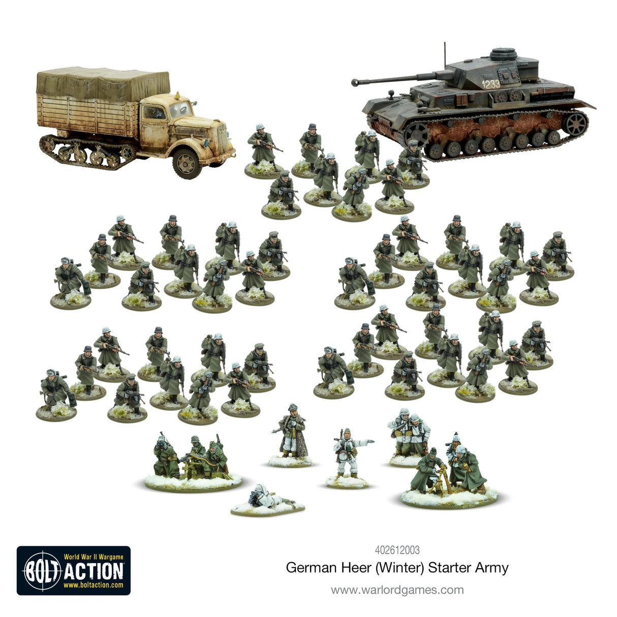 Bolt Action - German Heer (Winter) Starter Army