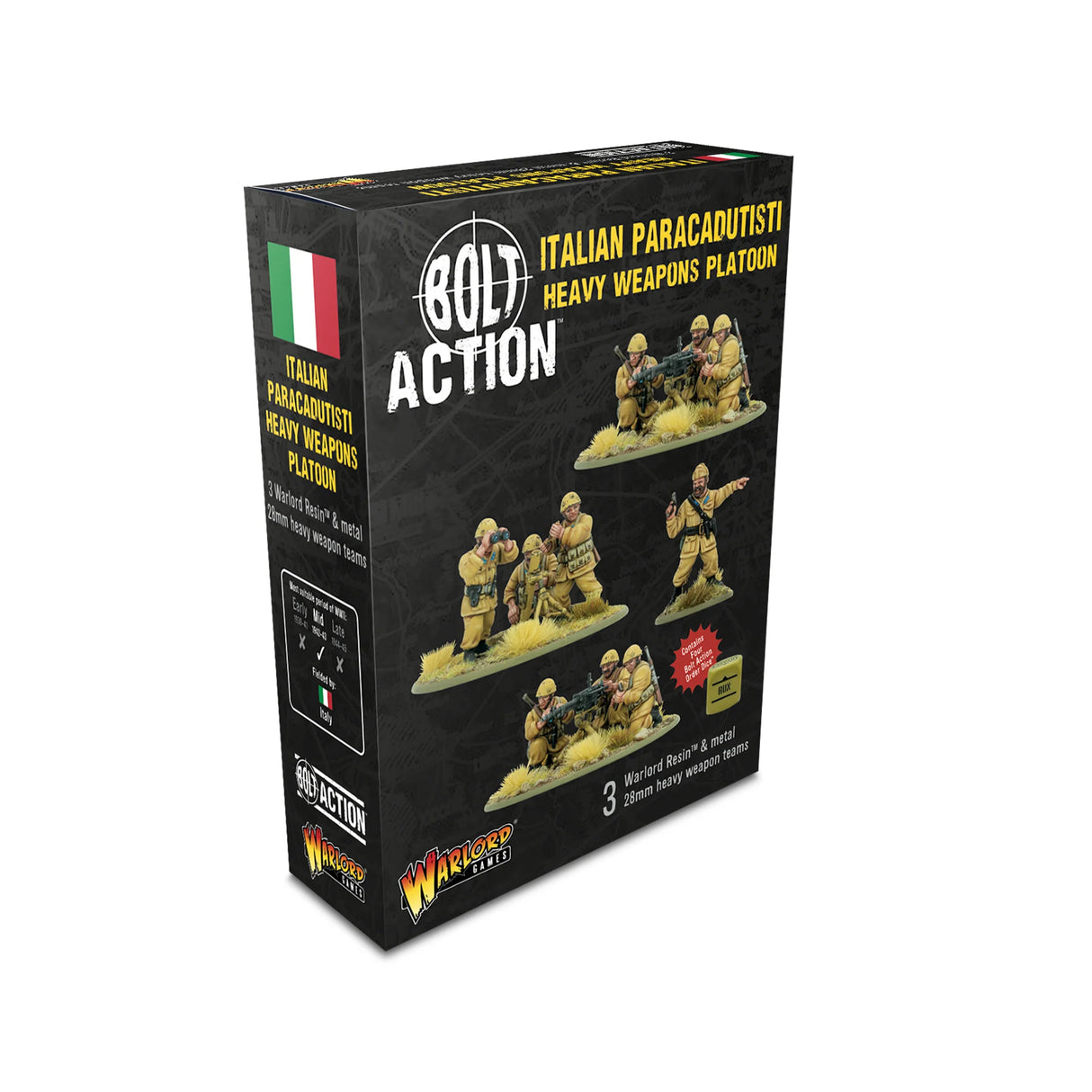 Bolt Action - Italian Paracadutisti Heavy Weapons Platoon PRE ORDER