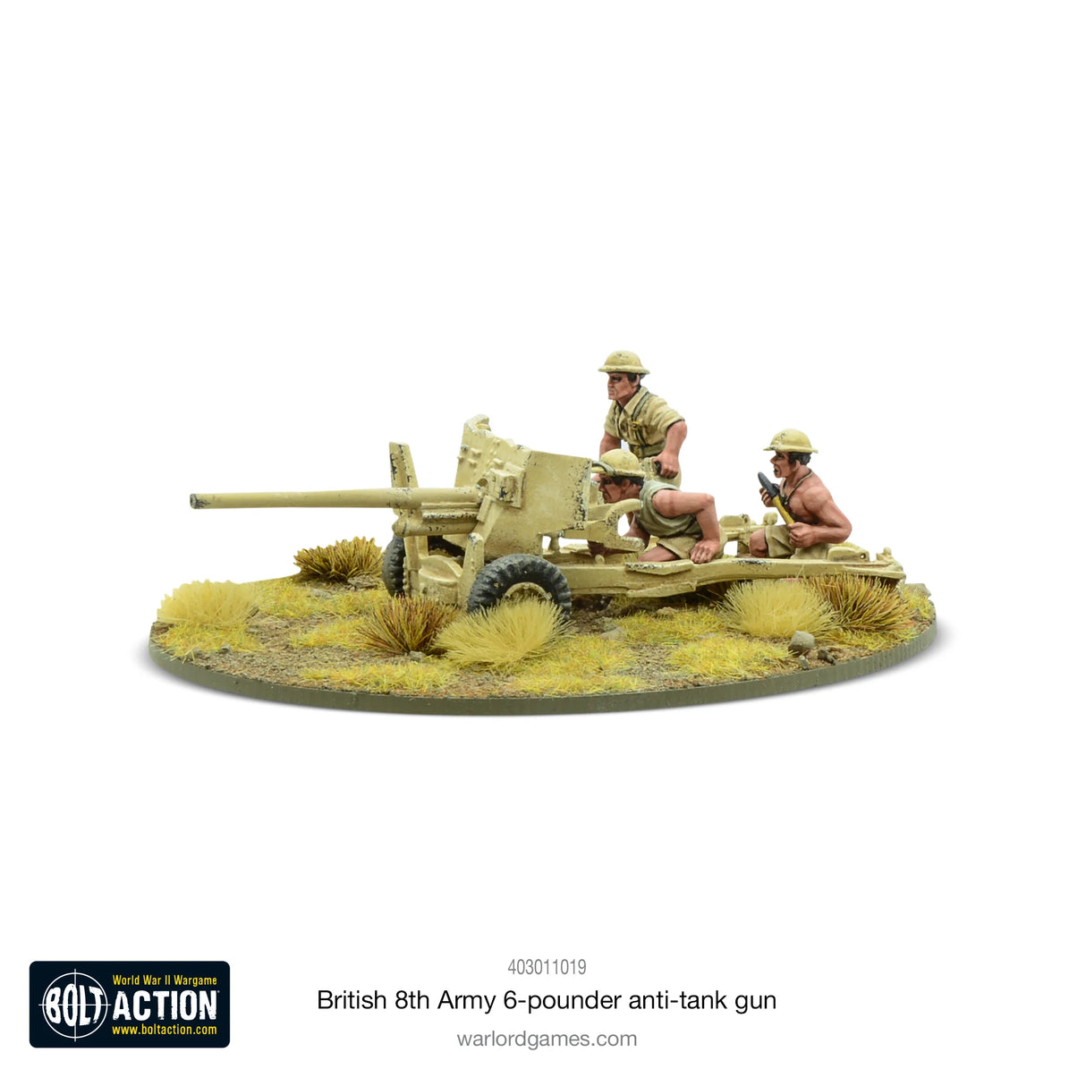 Bolt Action - 8th Army 6 Pounder Anti-Tank Gun