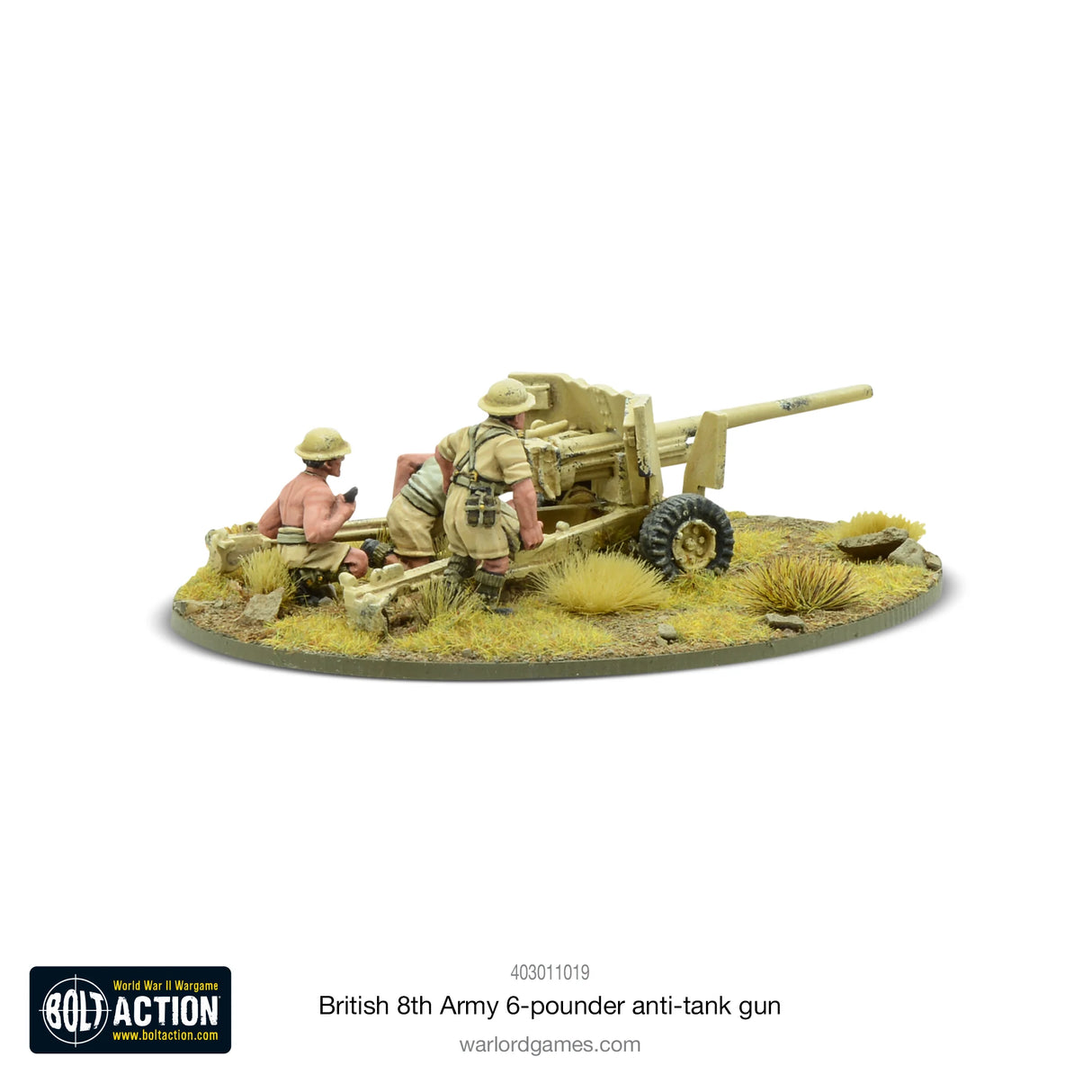 Bolt Action - 8th Army 6 Pounder Anti-Tank Gun