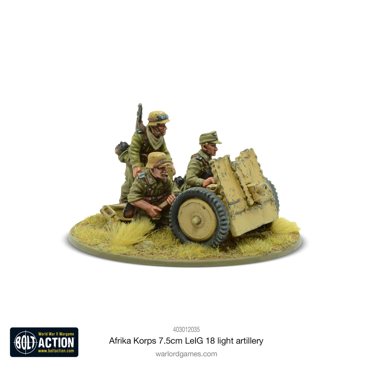 Bolt Action - Afrika Korps 7.5cm Le.IG 18 Light Artillery