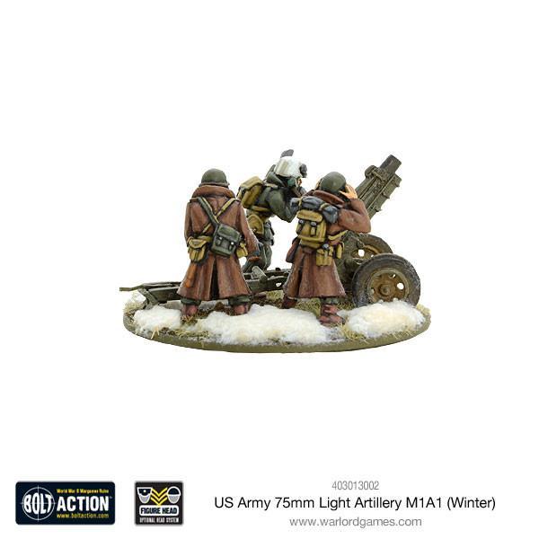 Bolt Action - US Army 75mm Light Artillery M1A1 (Winter)