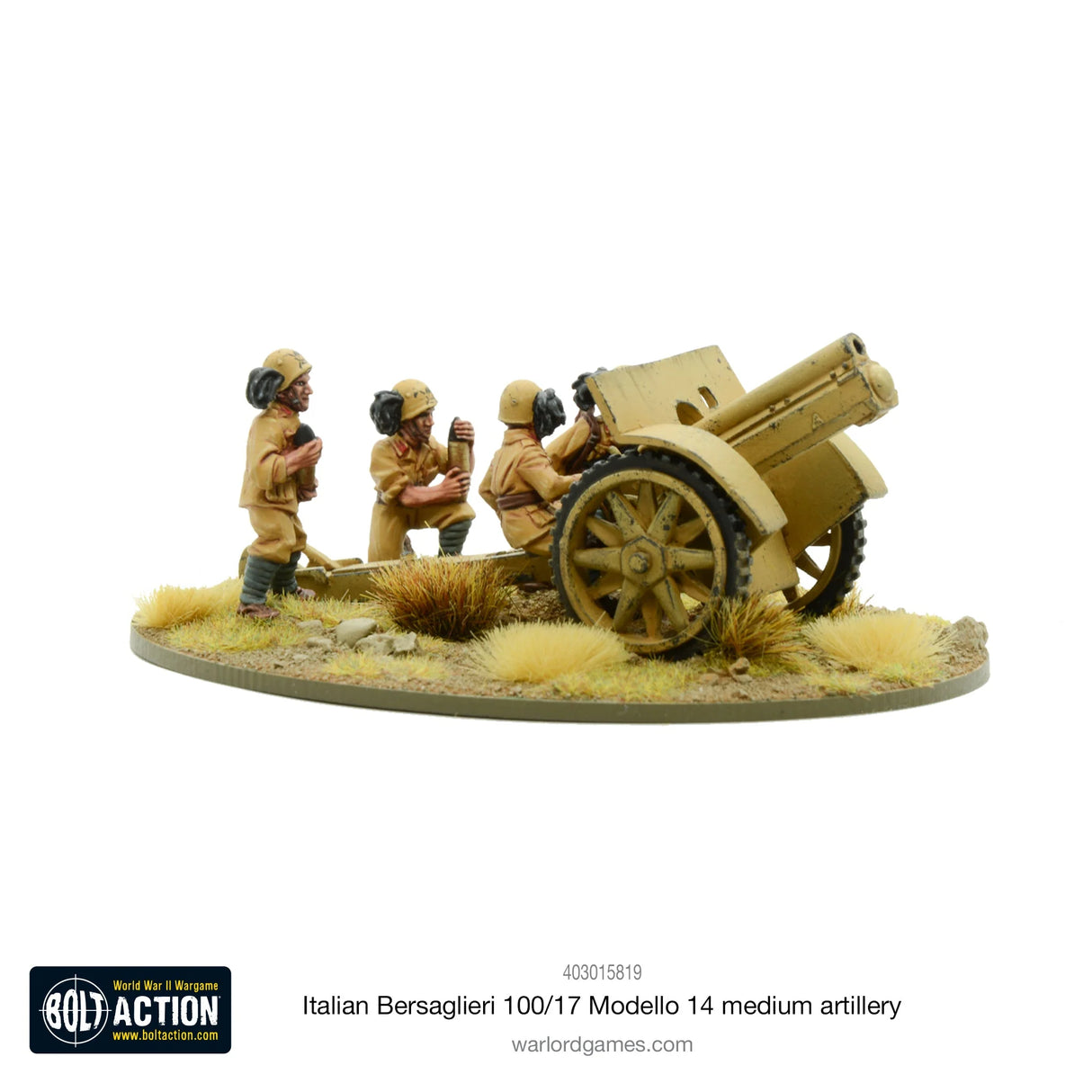 Bolt Action - Italian Bersaglieri 100/17 Modello 14 Medium Artillery