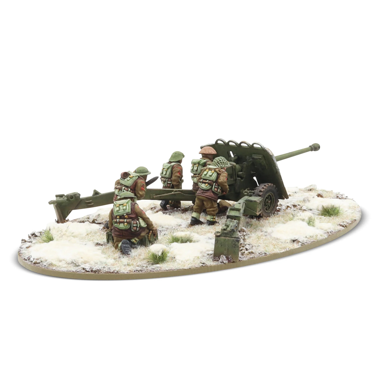 Bolt Action - 17 Pdr Anti-Tank Gun with British Infantry (Winter) Crew