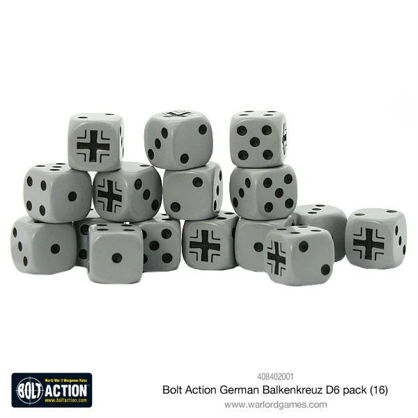 Bolt Action - D6 Dice: German Balkenkreuz