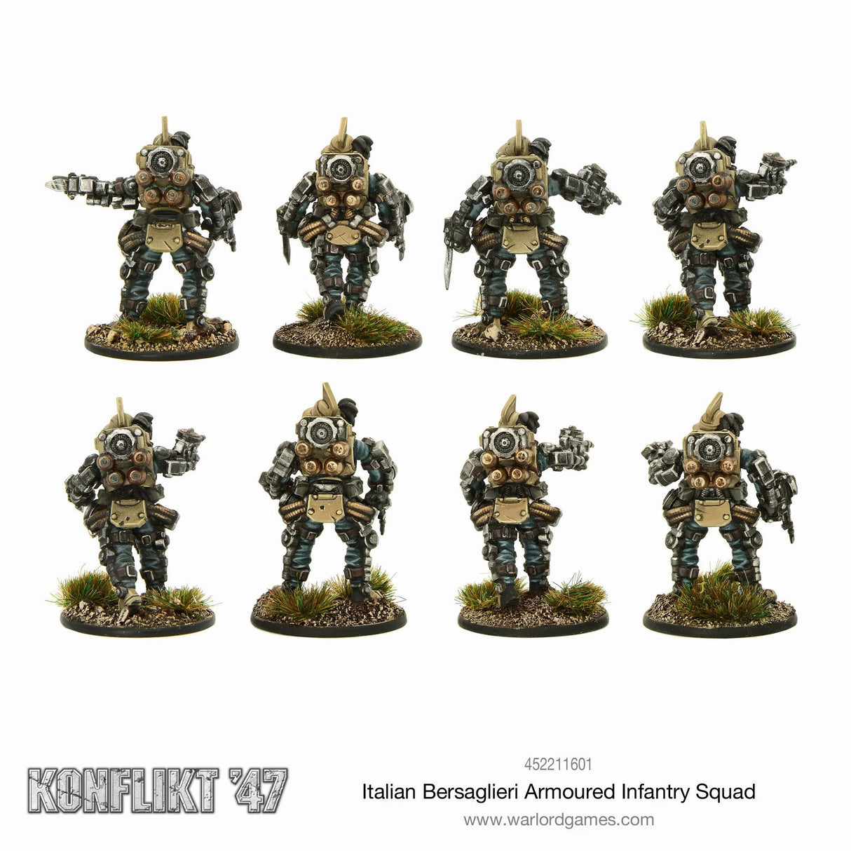 Konflikt '47 - Axis: Bersaglieri Armoured Infantry Squad