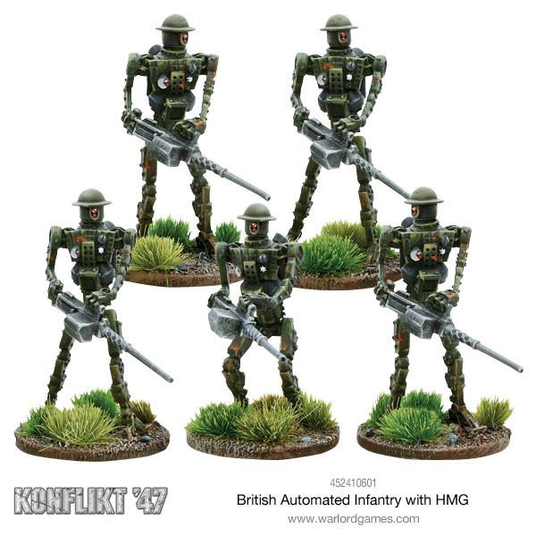 Konflikt '47 - British Commonwealth: Automated Infantry with HMG