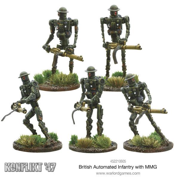 Konflikt '47 - British Commonwealth: Automated Infantry with MMG
